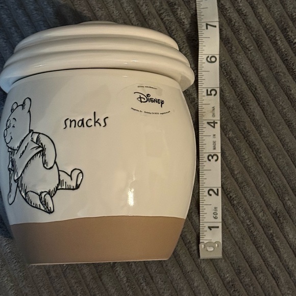 Rae Dunn x Disney Cream and Brown Winnie the Pooh Snack Container - Picture 7 of 10